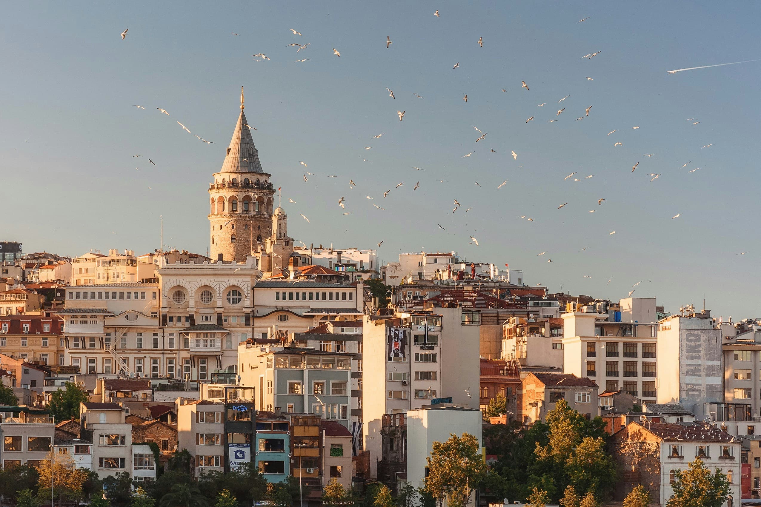 Apartment buildings in central Istanbul
